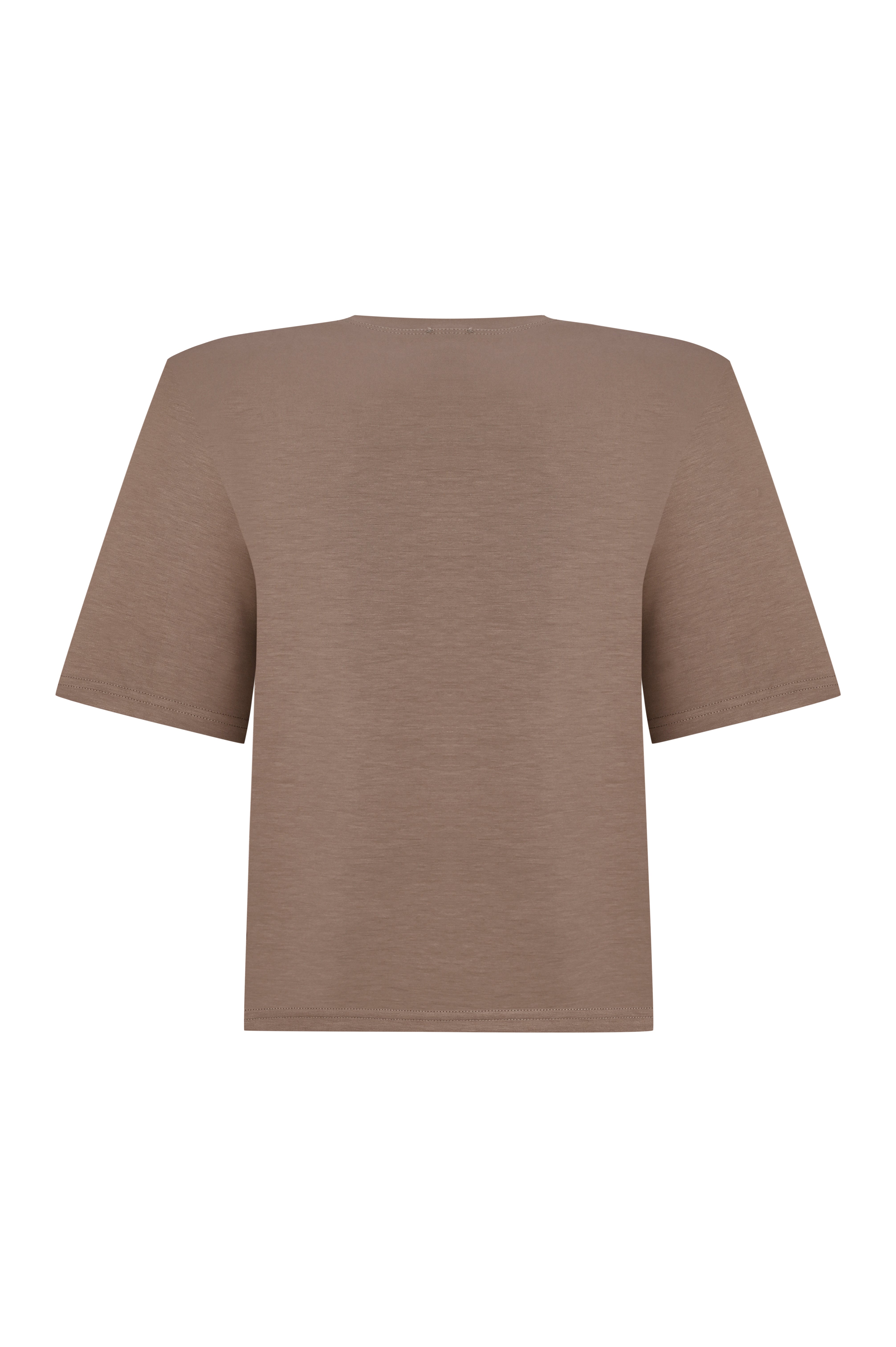 Vizon Vatkalı Yarım Kollu Tişört