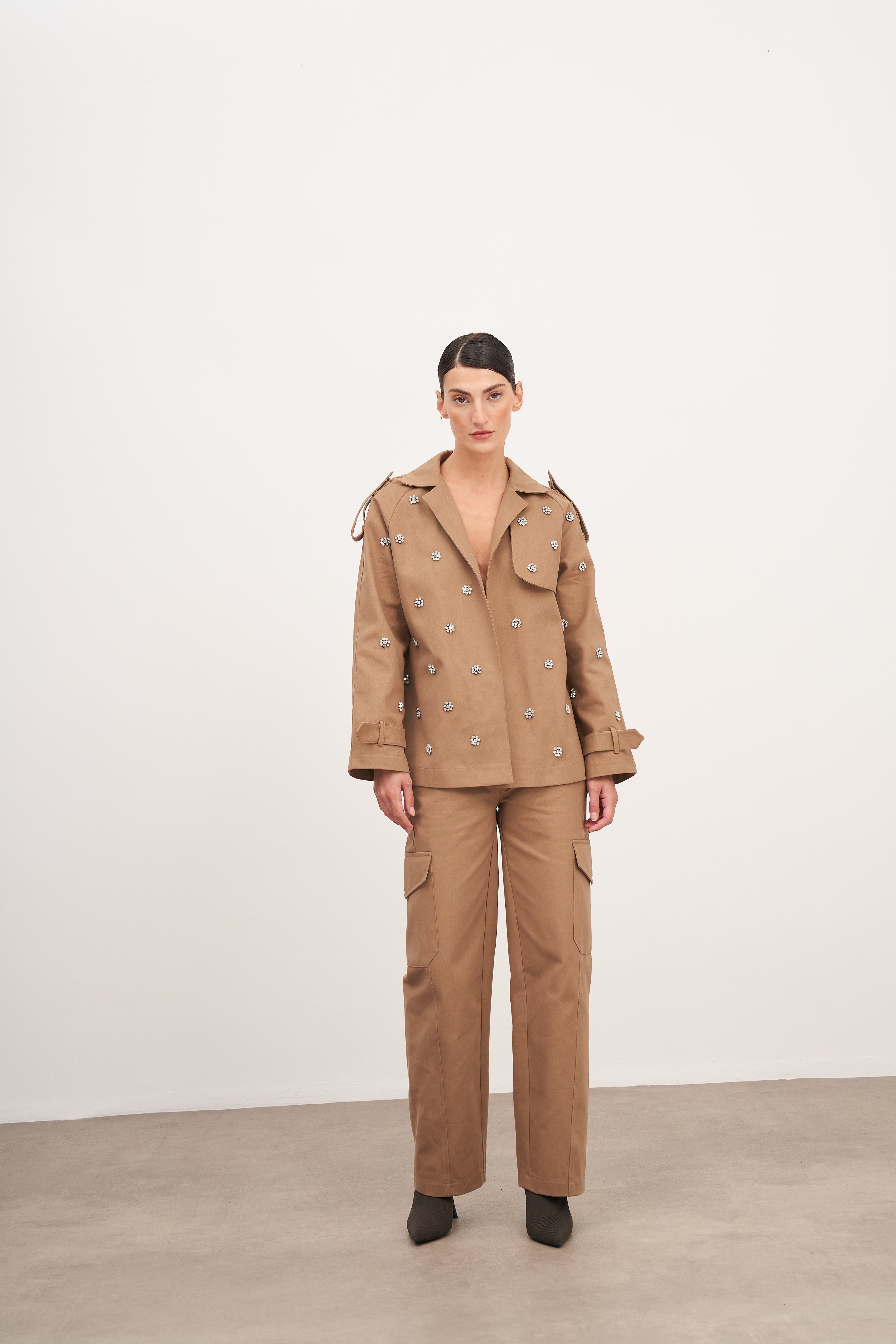 Kargo Cepli Kanvas Pantolon