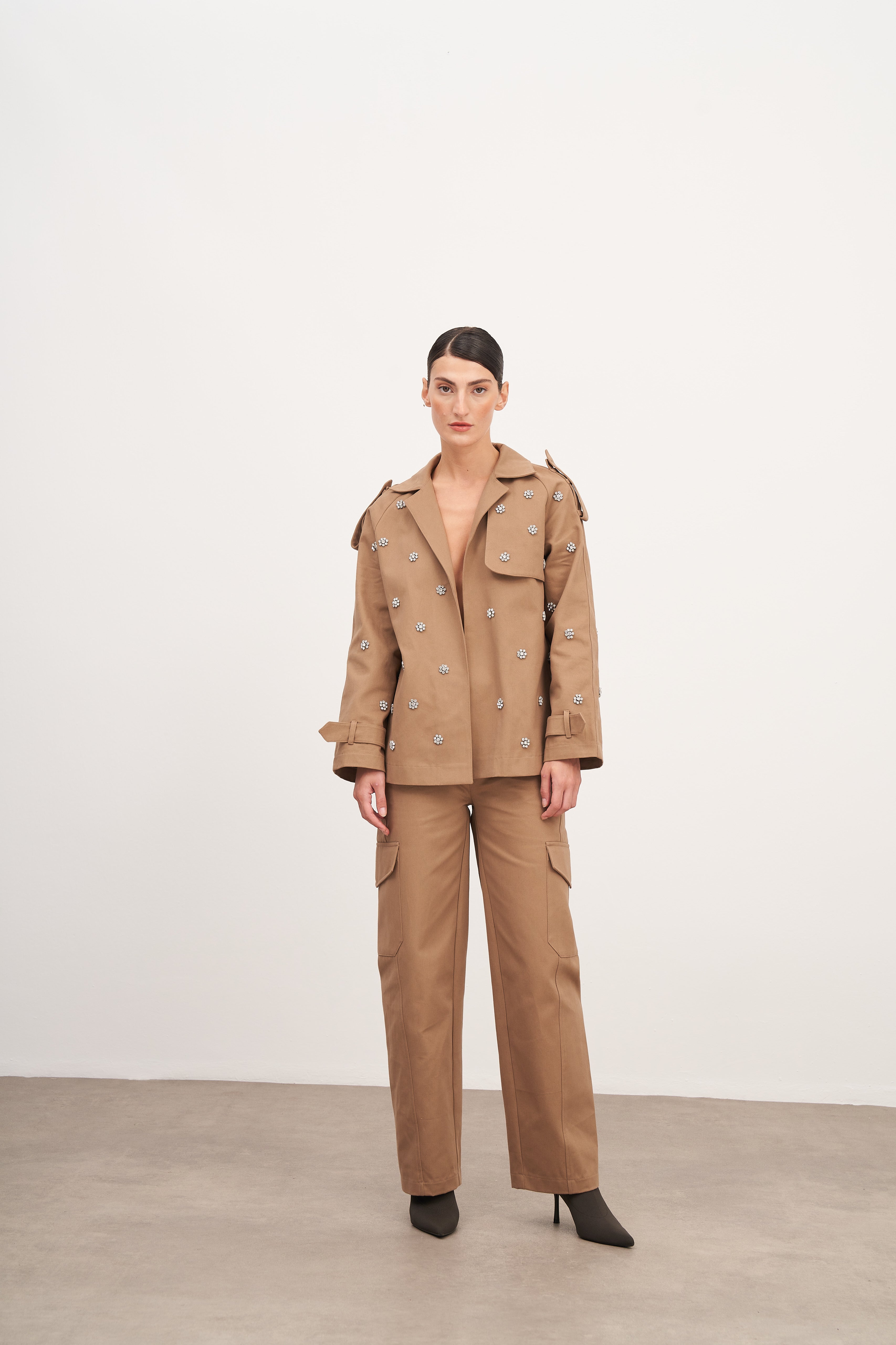 Kargo Cepli Kanvas Pantolon