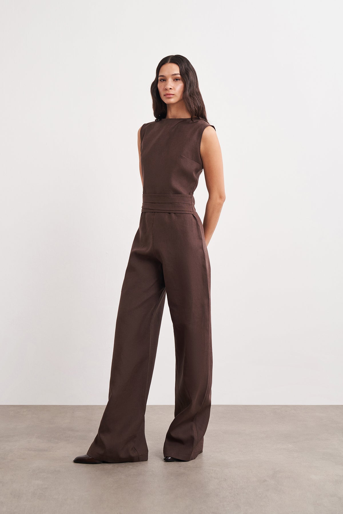 Bel Drapeli Keten Tulum