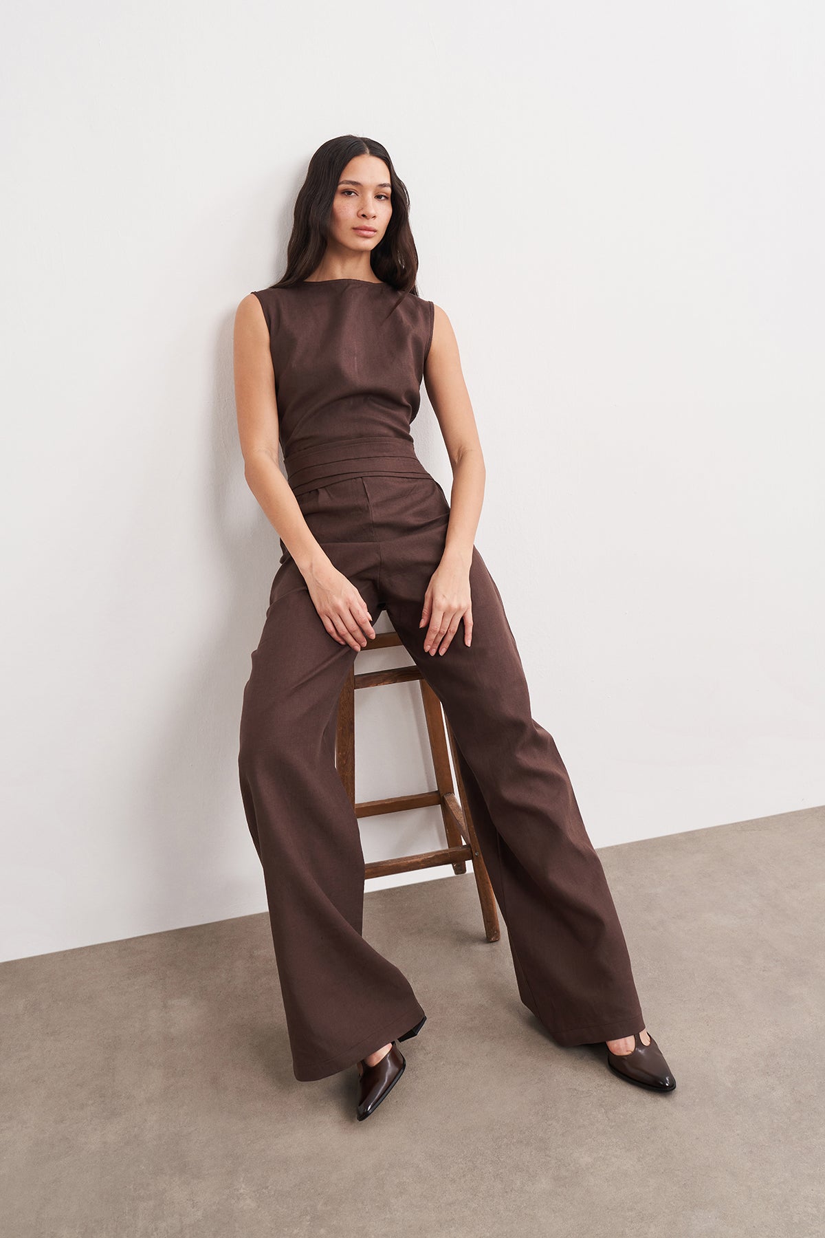 Bel Drapeli Keten Tulum